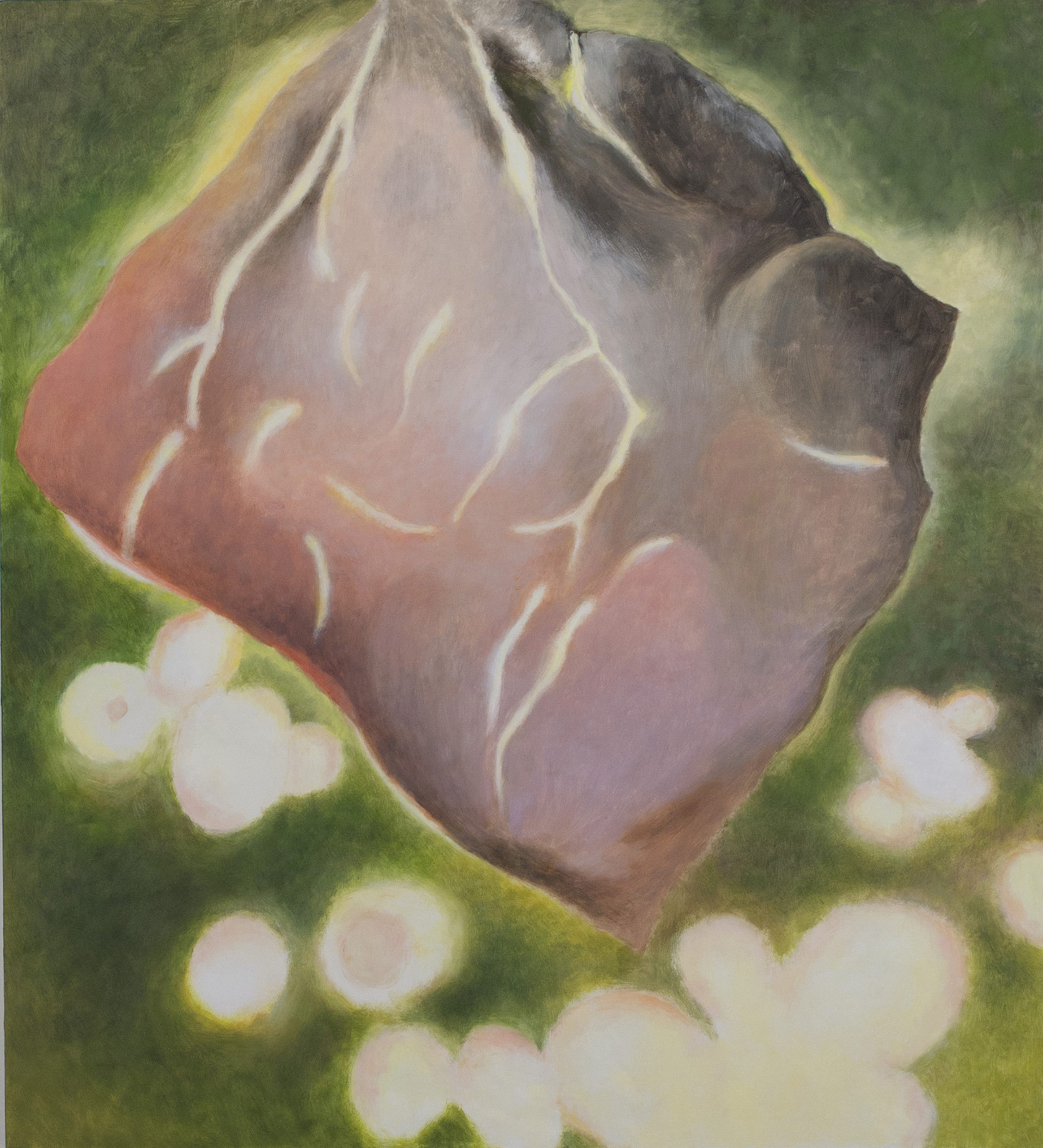 
		                					Shirley Crow		                																	
																											<i>Living Energy,</i>  
																																								2010, 
																																								oil on panel, 
																																								42 x 38 x 2 1/2 inches 
																								
		                				