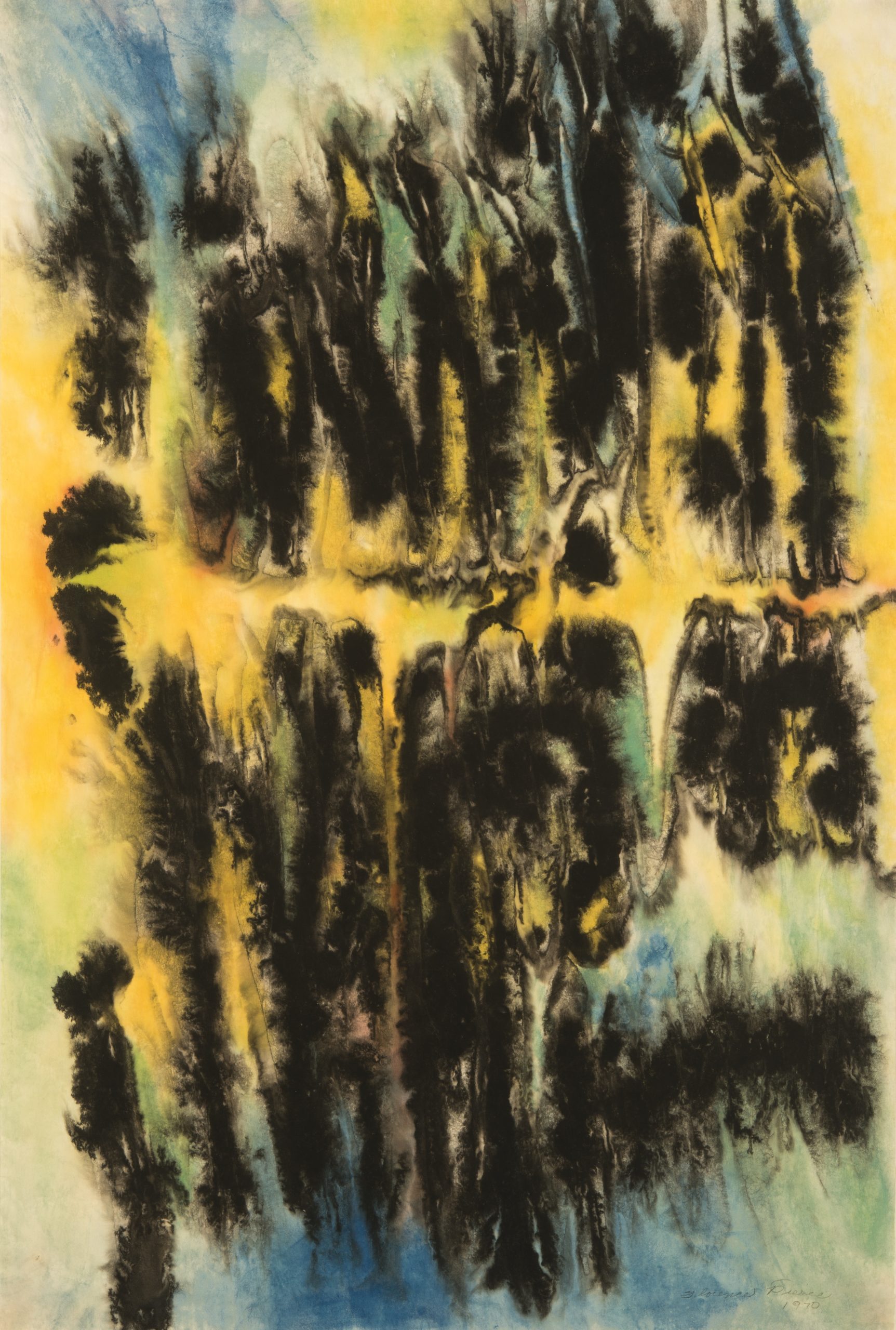 
		                					Florence Miller Pierce		                																	
																											<i>Untitled 1970,</i>  
																																								1970, 
																																								sumi ink on rice paper, 
																																								39 x 29 x 2 inches 
																								
		                				