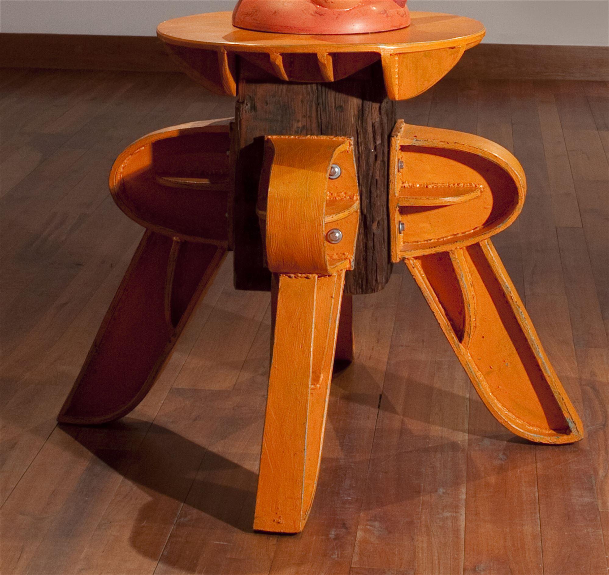

											Doug Herren</b>

											<em>
												Selected Works</em> 

											<h4>
												Santa Fe: December 30 - March 18, 2023											</h4>

		                																																Doug Herren,  
																																								<i>Orange Stand,</i>  
																																								2012, 
																																								ceramic, casein paint, 
																																								30 x 28 x 28 inches 
																								
		                				