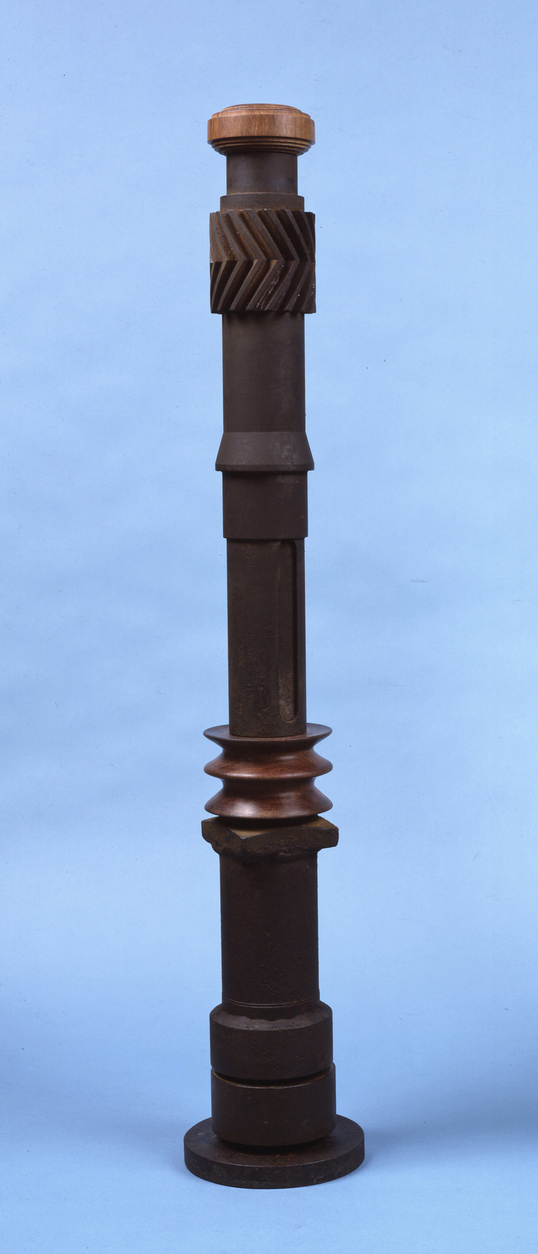 
		                					Beverly Pepper		                																	
																											<i>Barbarini Column,</i>  
																																								1984, 
																																								Padouk wood and steel, 
																																								29 3/4 x 5 1/4 x 5 1/4 inches 
																								
		                				