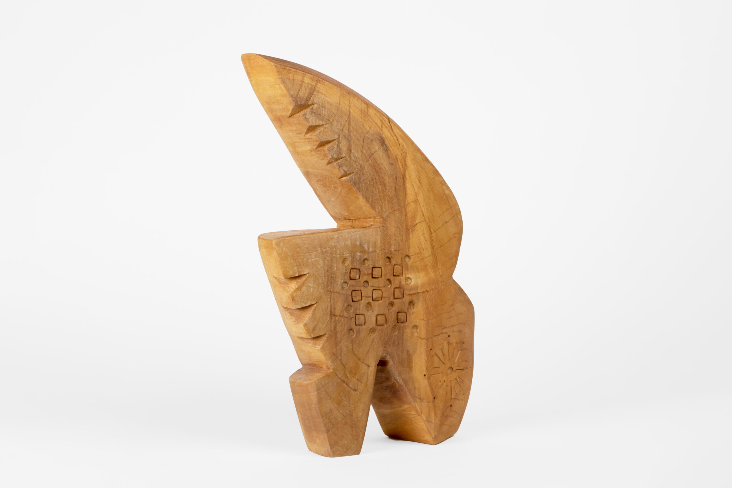 
		                					Randall Wilson		                																	
																											<i>Untitled,</i>  
																																								2023, 
																																								Cottonwood with shellac, 
																																								15 3/4 x 9 1/2 x 4 inches 
																								
		                				