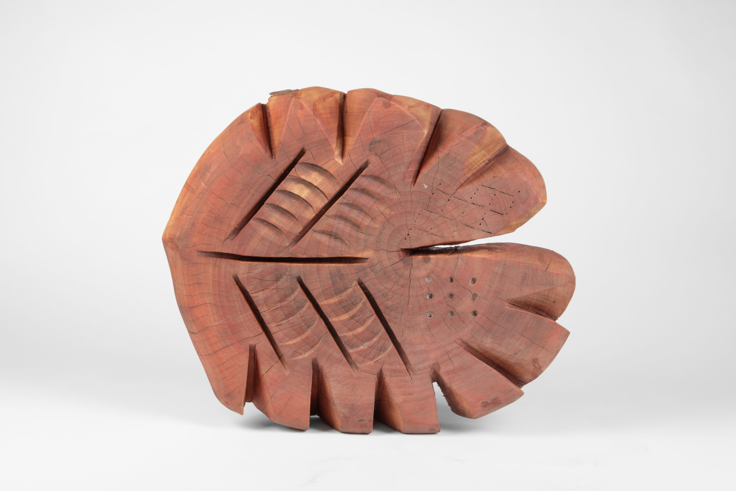 
							

									Randall Wilson									Untitled Carving VI 2024									cottonwood finished with natural dye<br />
17 1/2 x 21 x 4 inches									


							