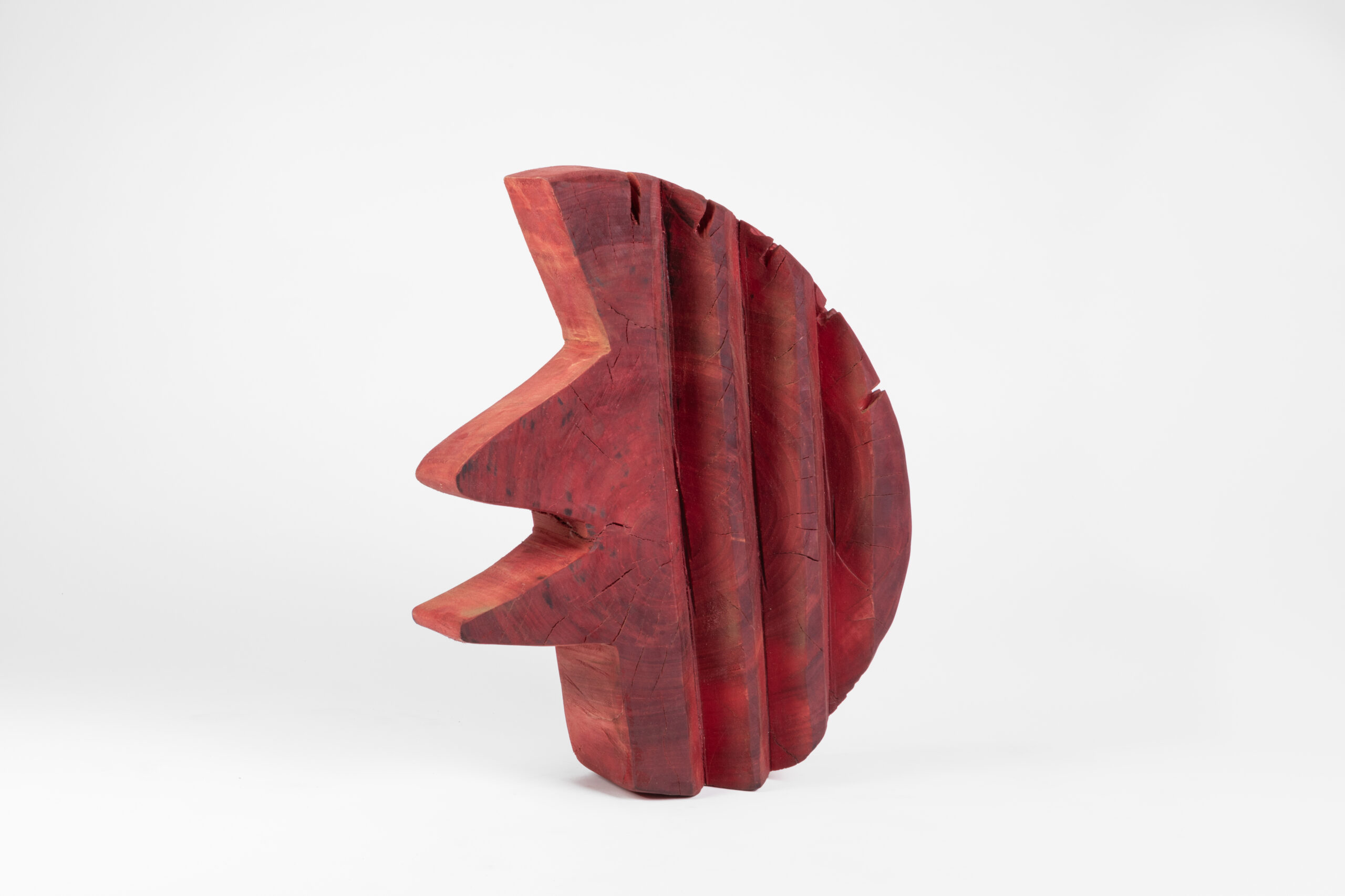 
							

									Randall Wilson									Untitled Carving XII 2024									cottonwood finished with natural dye<br />
22 1/2 x 18 x 4 inches									


							