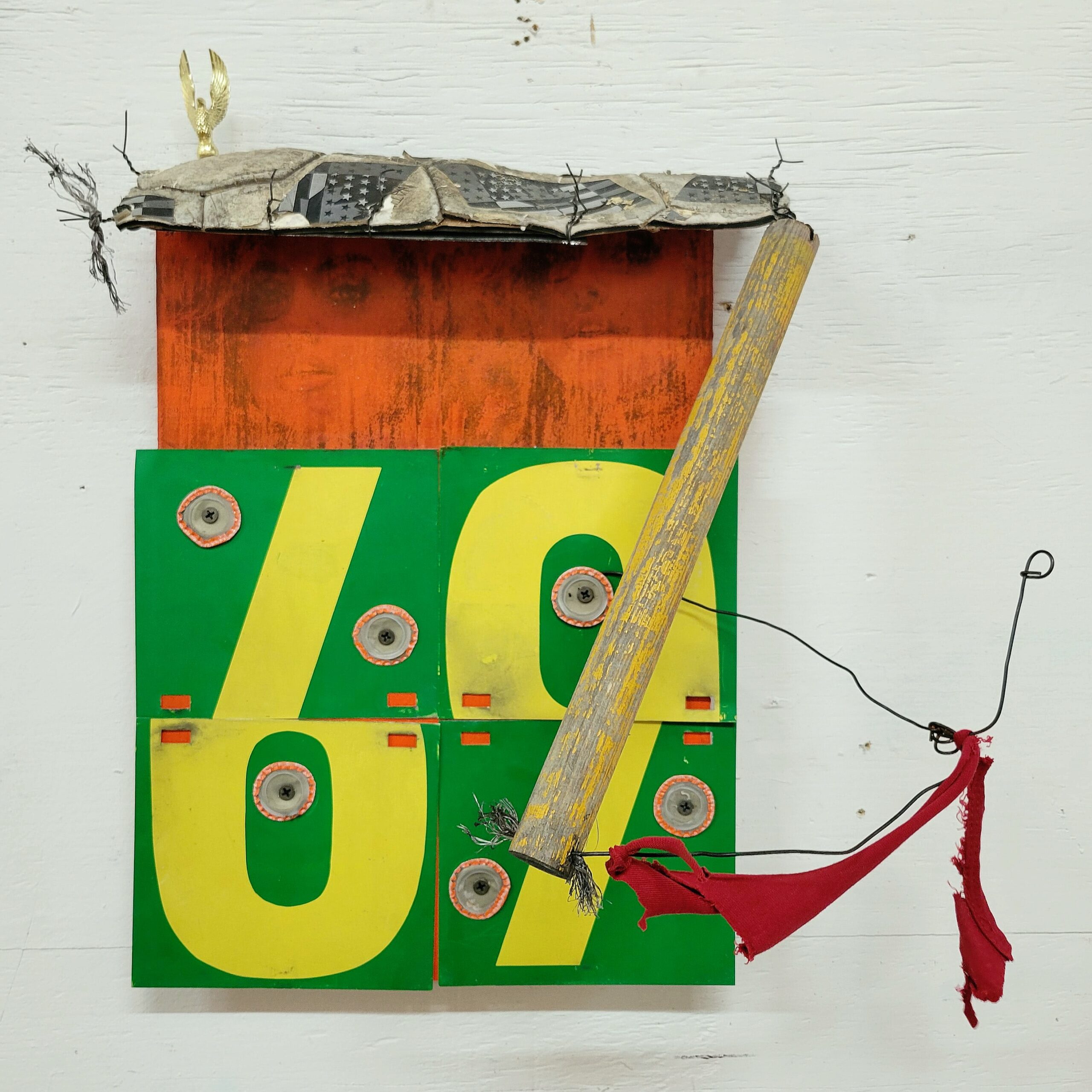 
							

									Gil Rocha									69 2024									found objects<br />
16 1/2 x 12 x 3 1/2 inches									


							