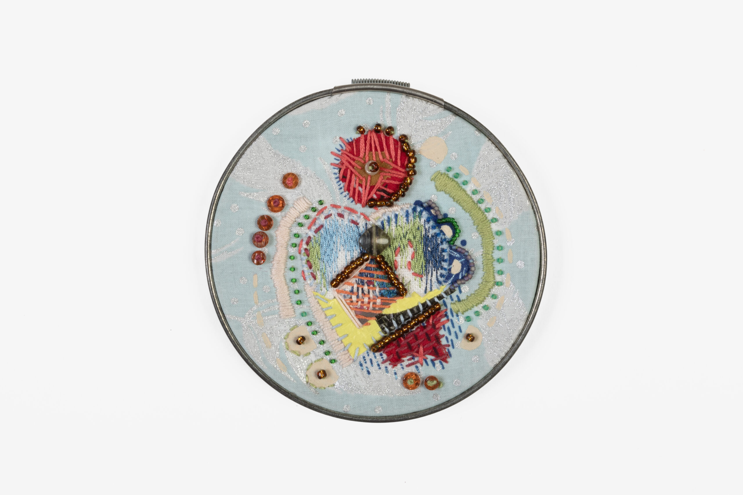 
							

									Hattie Lee Mendoza									Flight of Whimsy 2022									mixed media<br />
5 1/4 x 5 1/8 inches									


							
