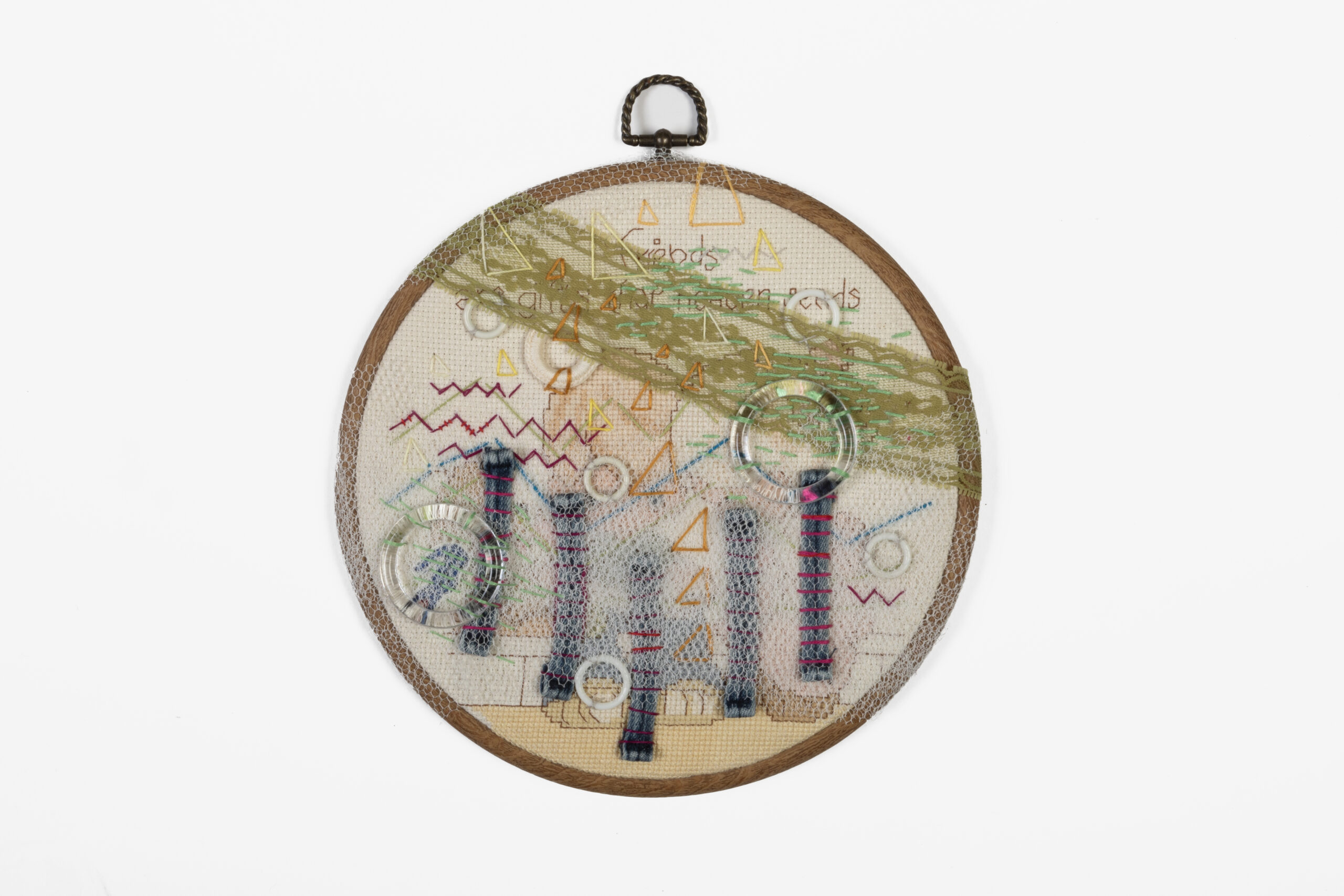 
							

									Hattie Lee Mendoza									Friendship Stratified 2021									mixed media<br />
9 7/8 x 8 3/4 x 3/8 inches									


							