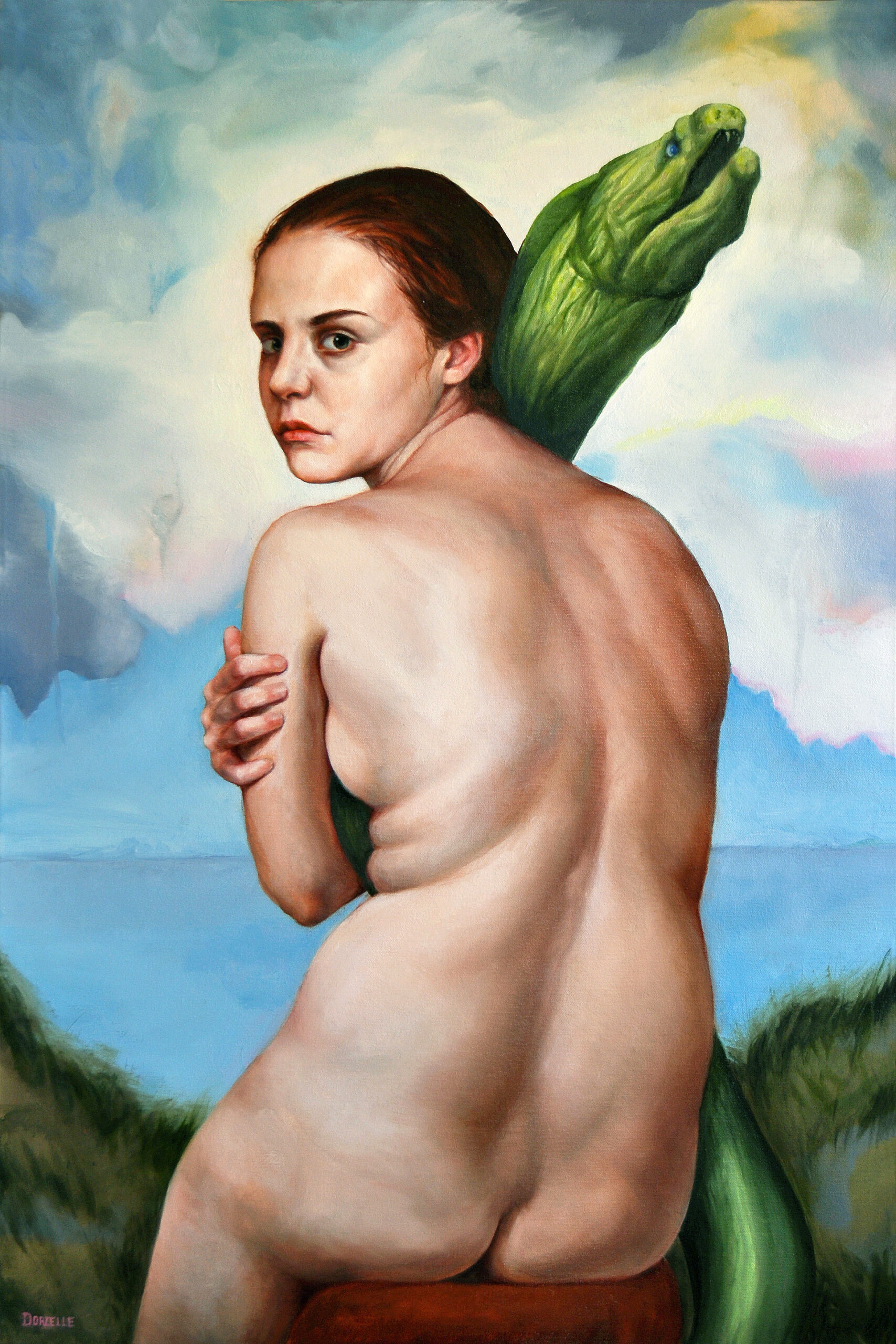 
							

									Dorielle Caimi									Inheritance 2013									oil on canvas<br />
36 x 24 inches									


							