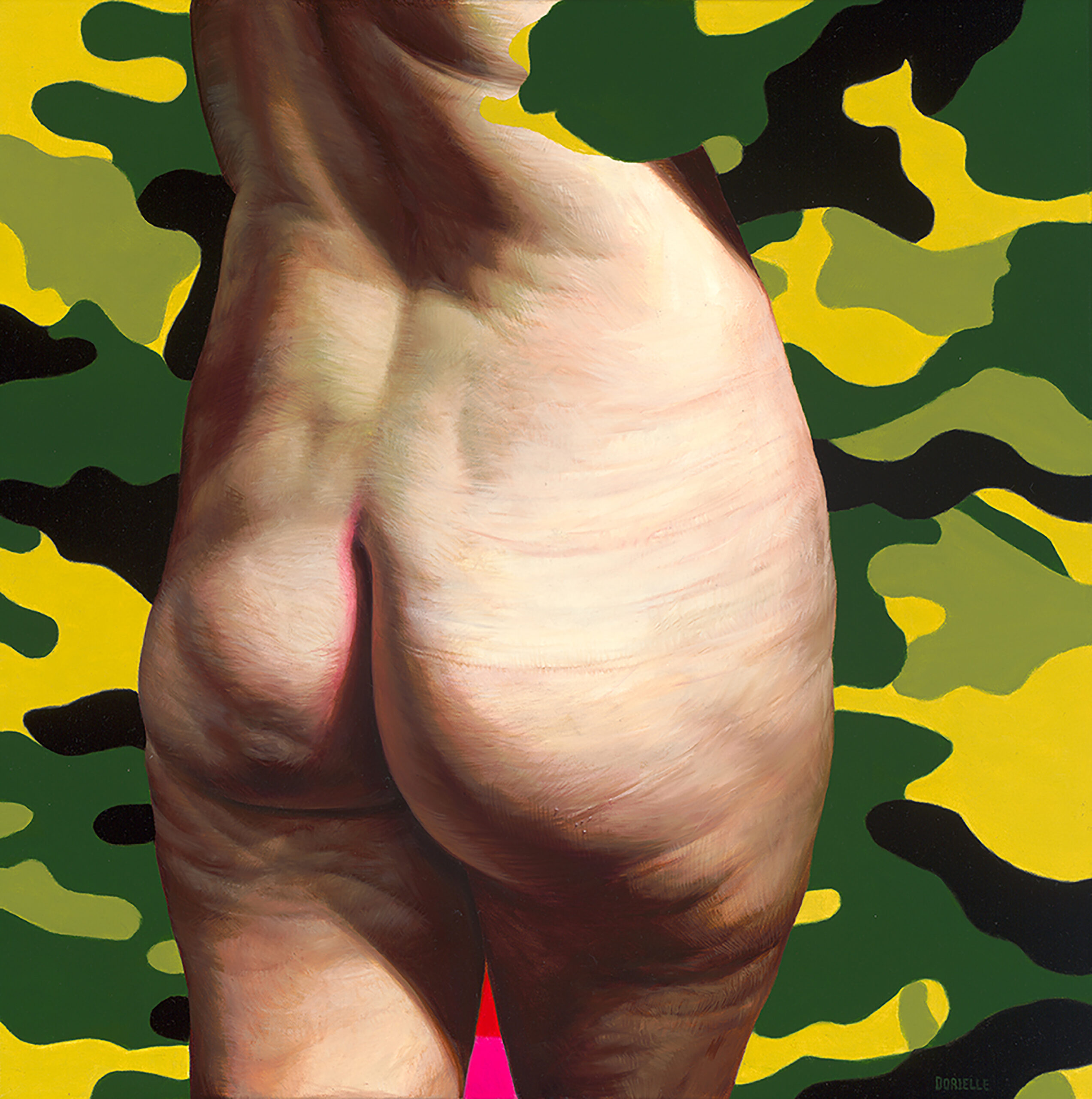 
							

									Dorielle Caimi									What is it Good For? 2019									oil on canvas<br />
24 x 24 inches									


							