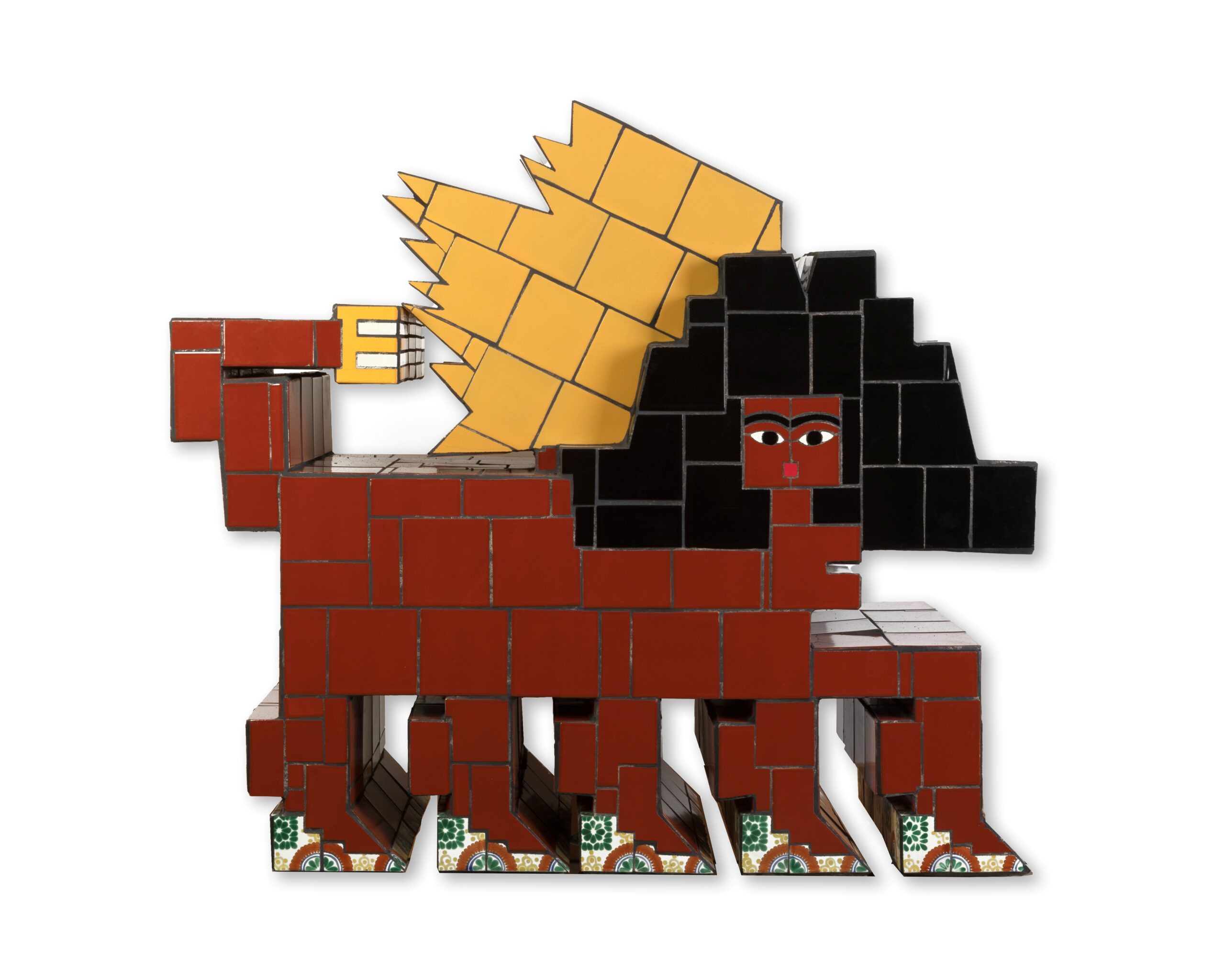 
							

									Esther Elia									Aryeeta 2024									Mexican tile, grout, epoxy, cement board, and plywood<br />
38 1/2 x 43 x 18 1/4 inches									


							