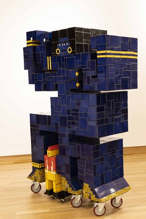 
							

									Esther Elia									Fertility Goddess 2024									Mexican tile, grout, epoxy, cement board, and plywood<br />
64 3/4 x 46 1/2 x 18 1/8 inches									


							