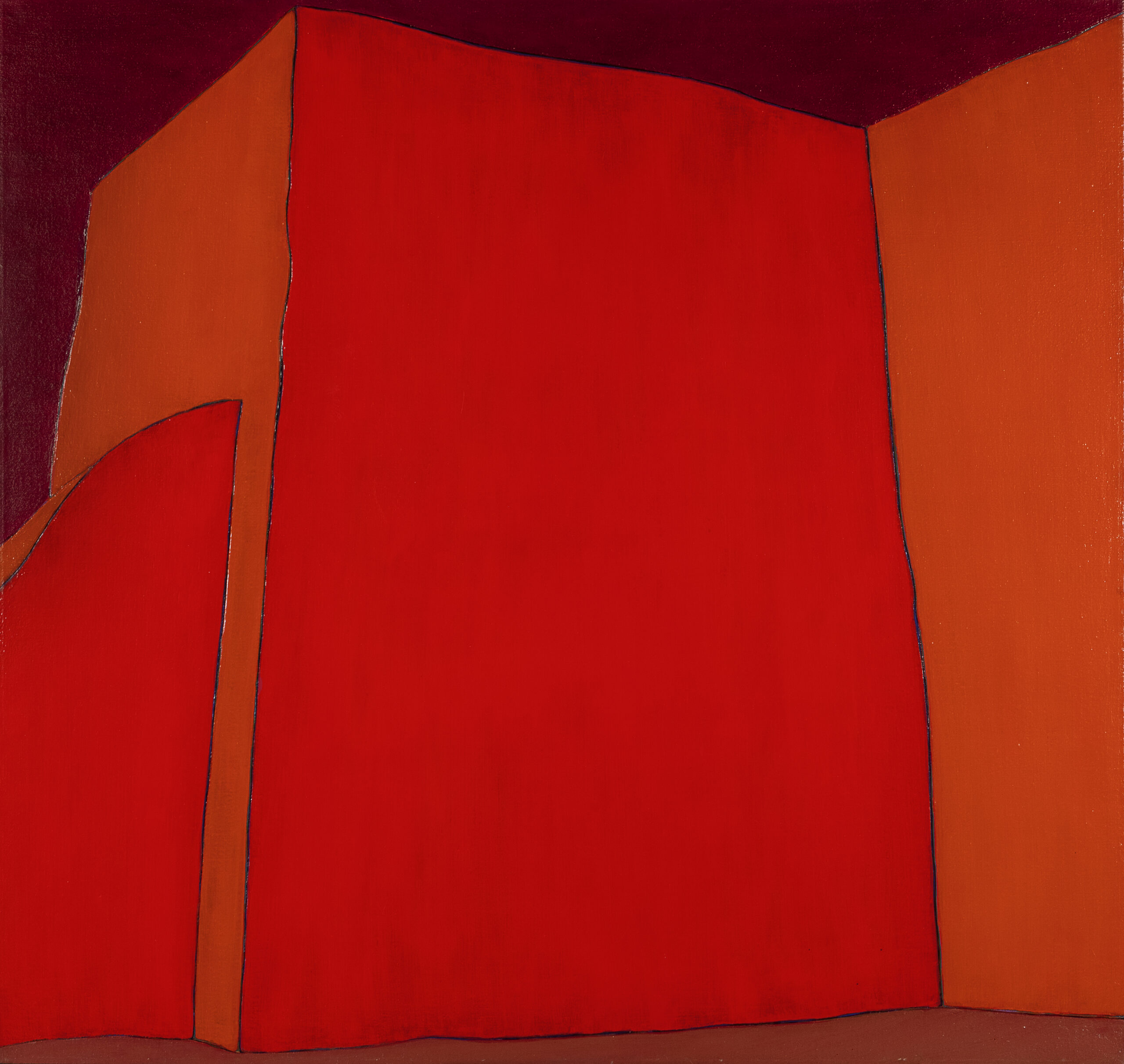 
		                					Harold Joe Waldrum		                																	
																											<i>Ranchos Ranchos,</i>  
																																								1982, 
																																								Acrylic on linen, 
																																								78” x 78” 
																								
		                				